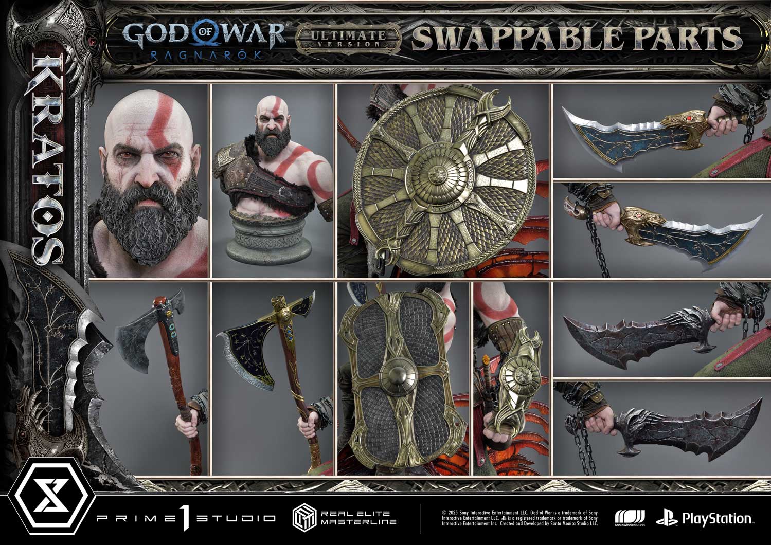 Real Elite Masterline God of War: Ragnarok Kratos Ultimate Version