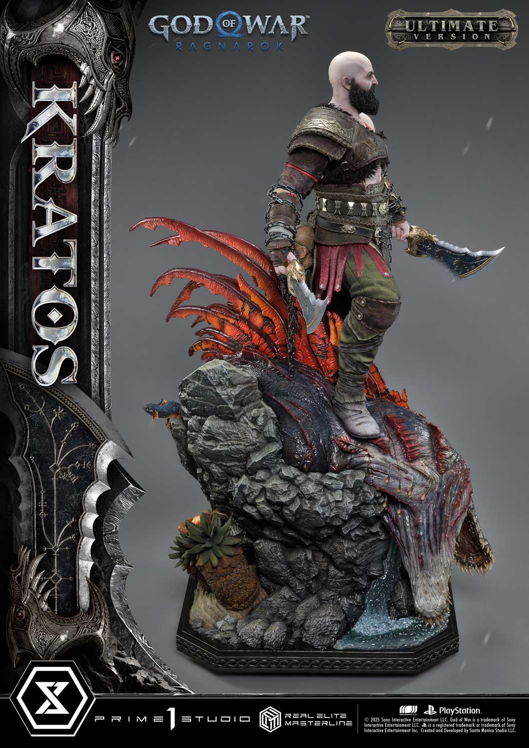 Real Elite Masterline God of War: Ragnarok Kratos Ultimate Bonus Version