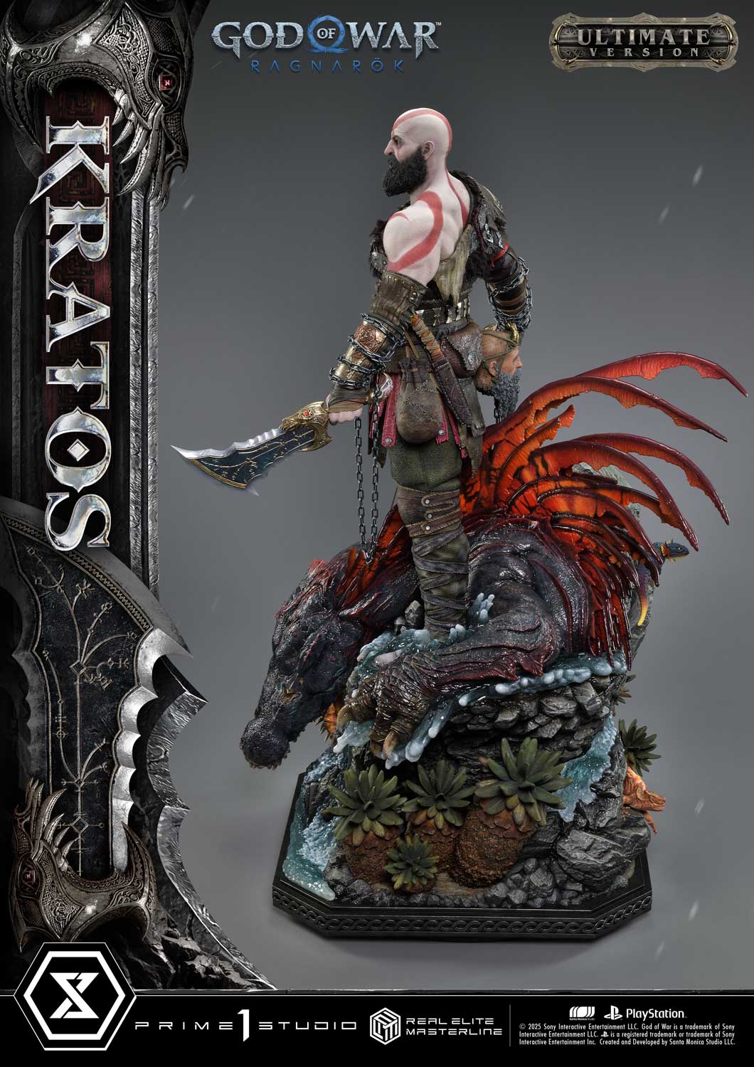 Real Elite Masterline God of War: Ragnarok Kratos Ultimate Version
