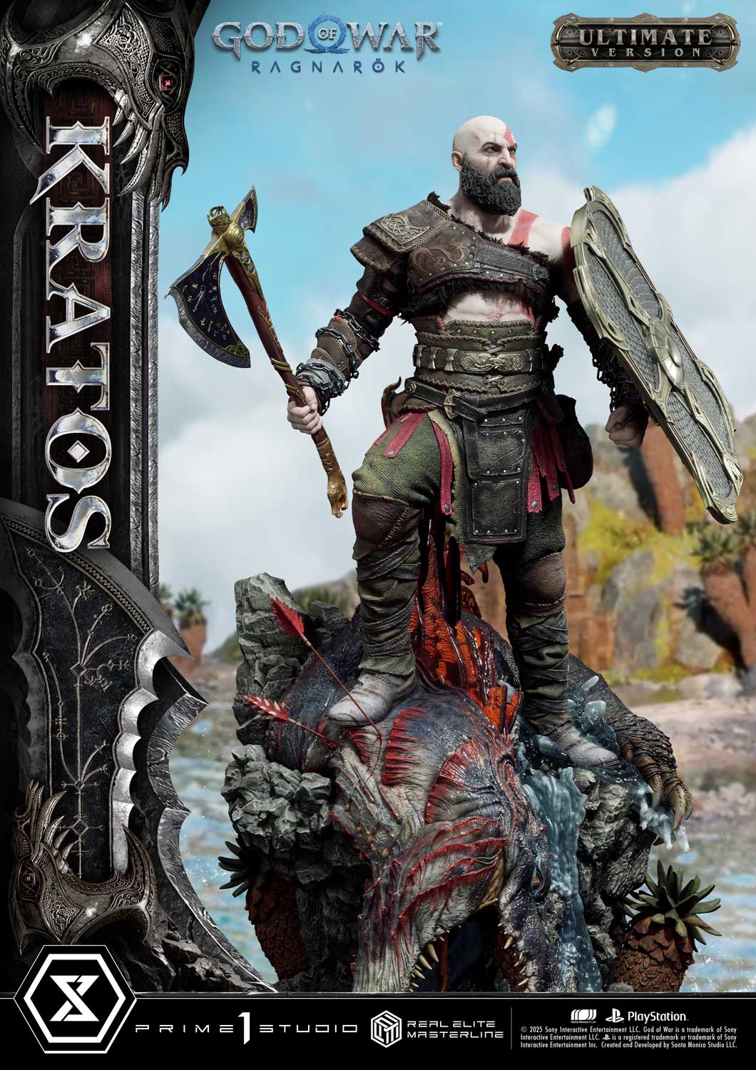 Real Elite Masterline God of War: Ragnarok Kratos Ultimate Bonus Version