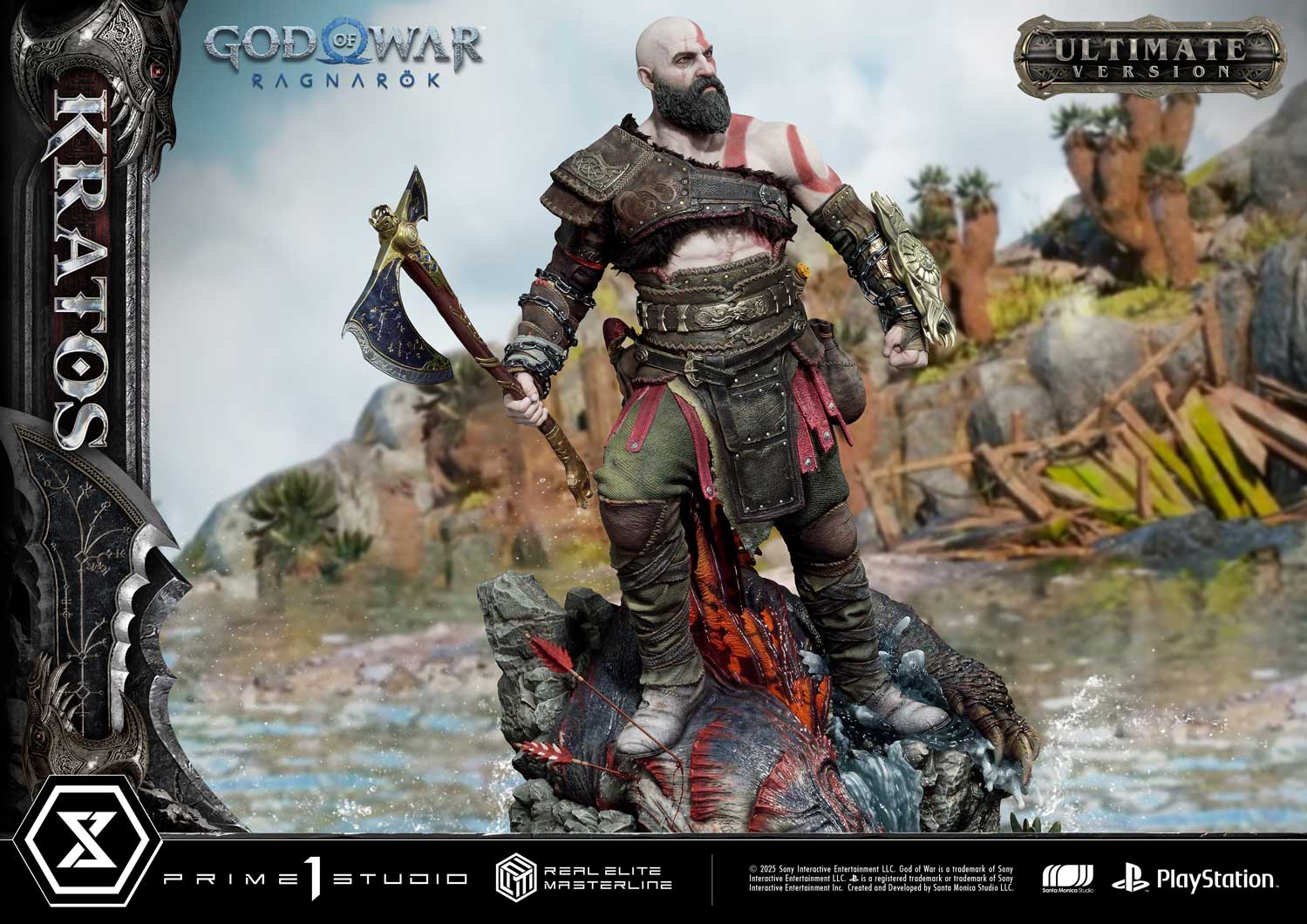 Real Elite Masterline God of War: Ragnarok Kratos Ultimate Bonus Version