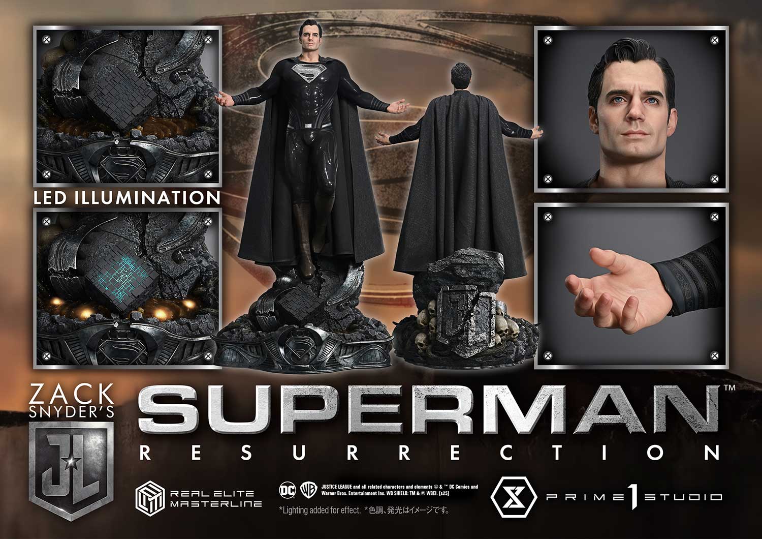 Real Elite Masterline Justice League (Film) Superman "Resurrection" Zack Snyder's Justice League