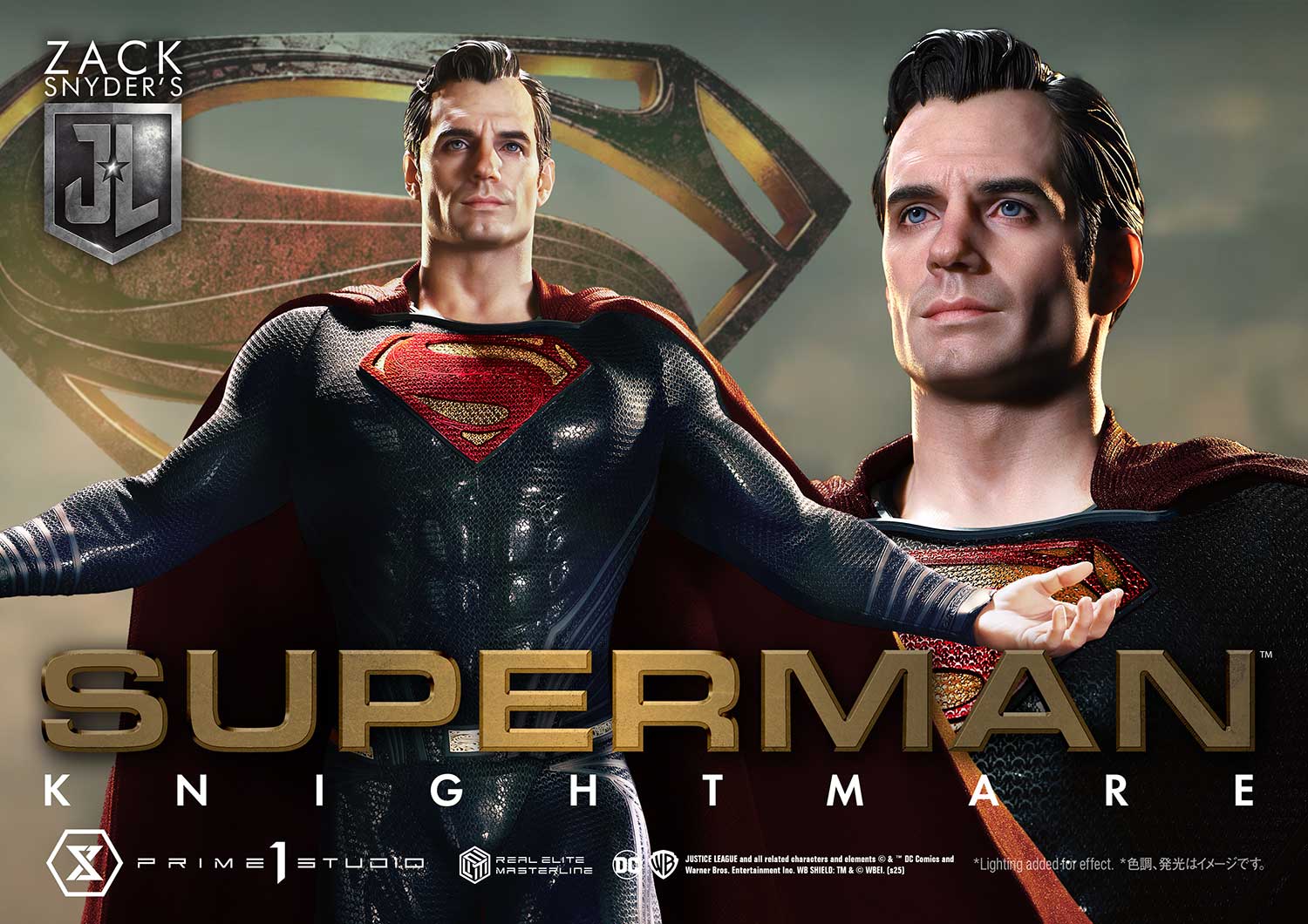 Real Elite Masterline Justice League (Film) Superman Knightmare Color Edition DX Bonus Version
