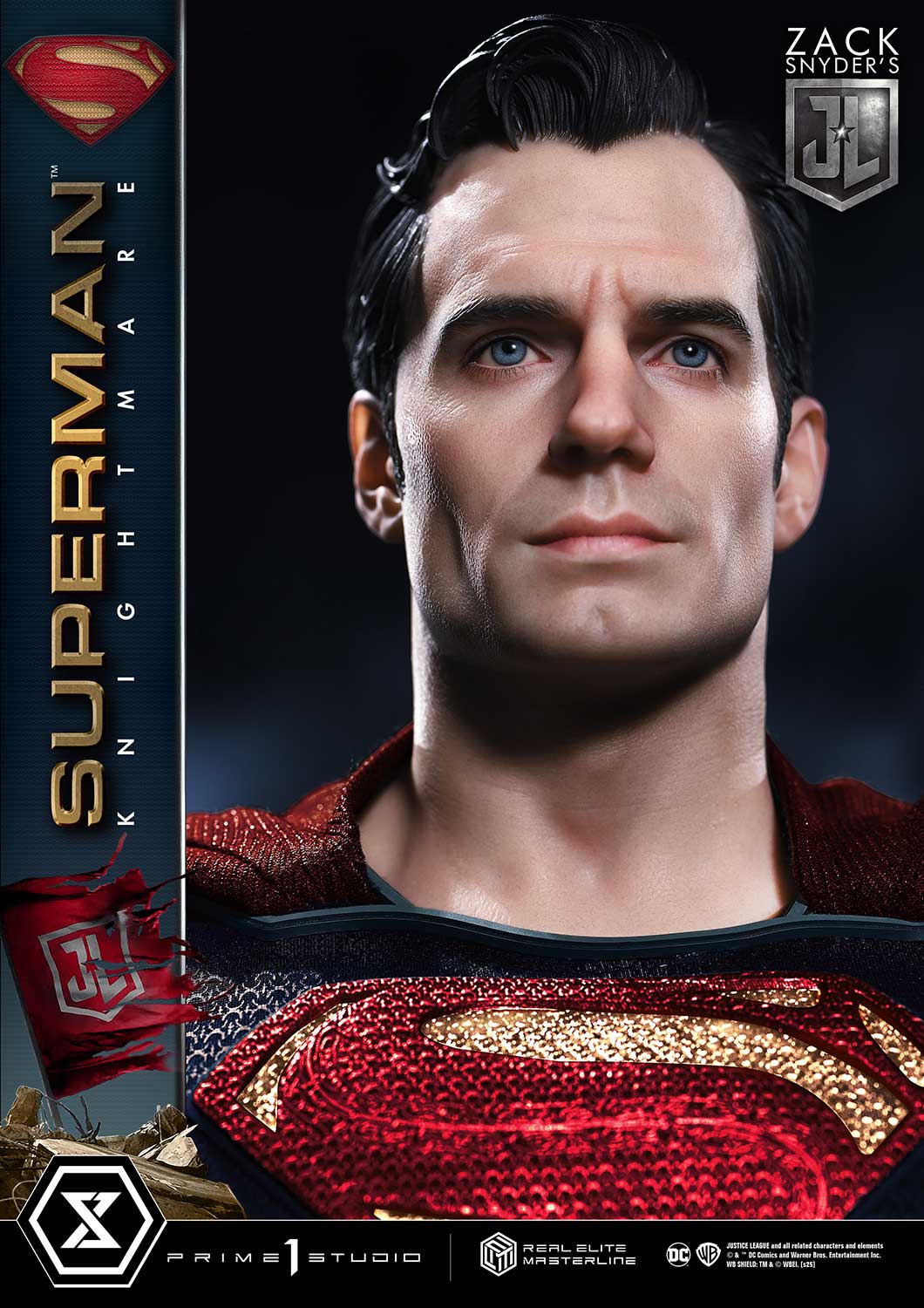 Real Elite Masterline Justice League (Film) Superman Knightmare Color Edition DX Bonus Version