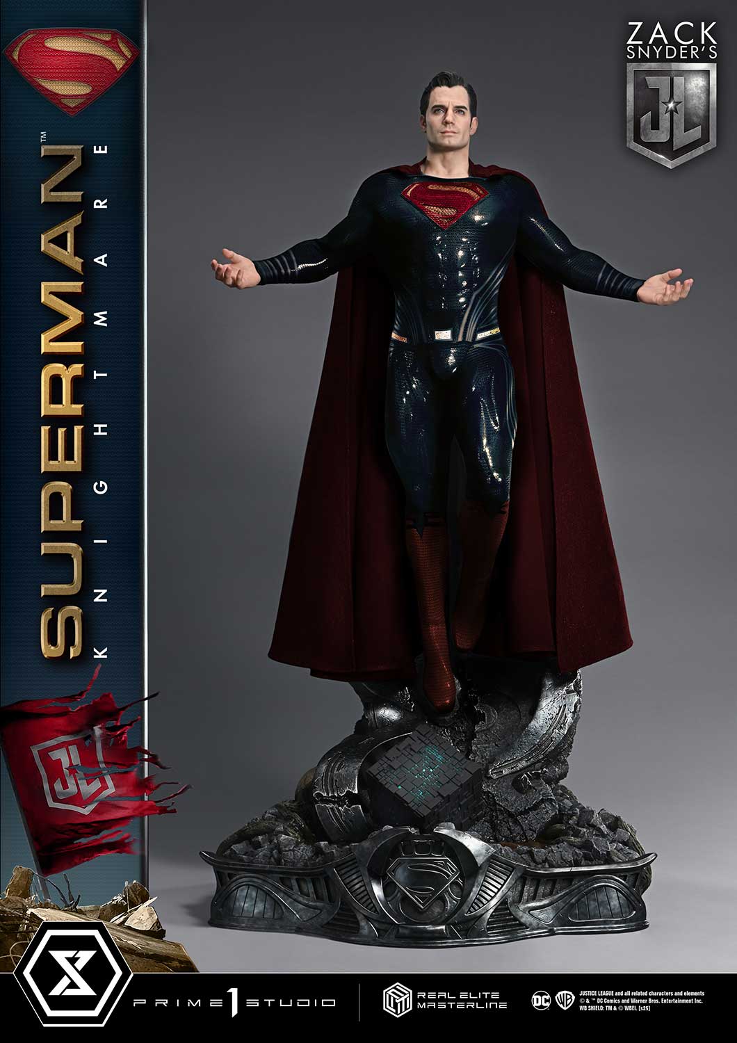 Real Elite Masterline Justice League (Film) Superman Knightmare Color Edition DX Bonus Version