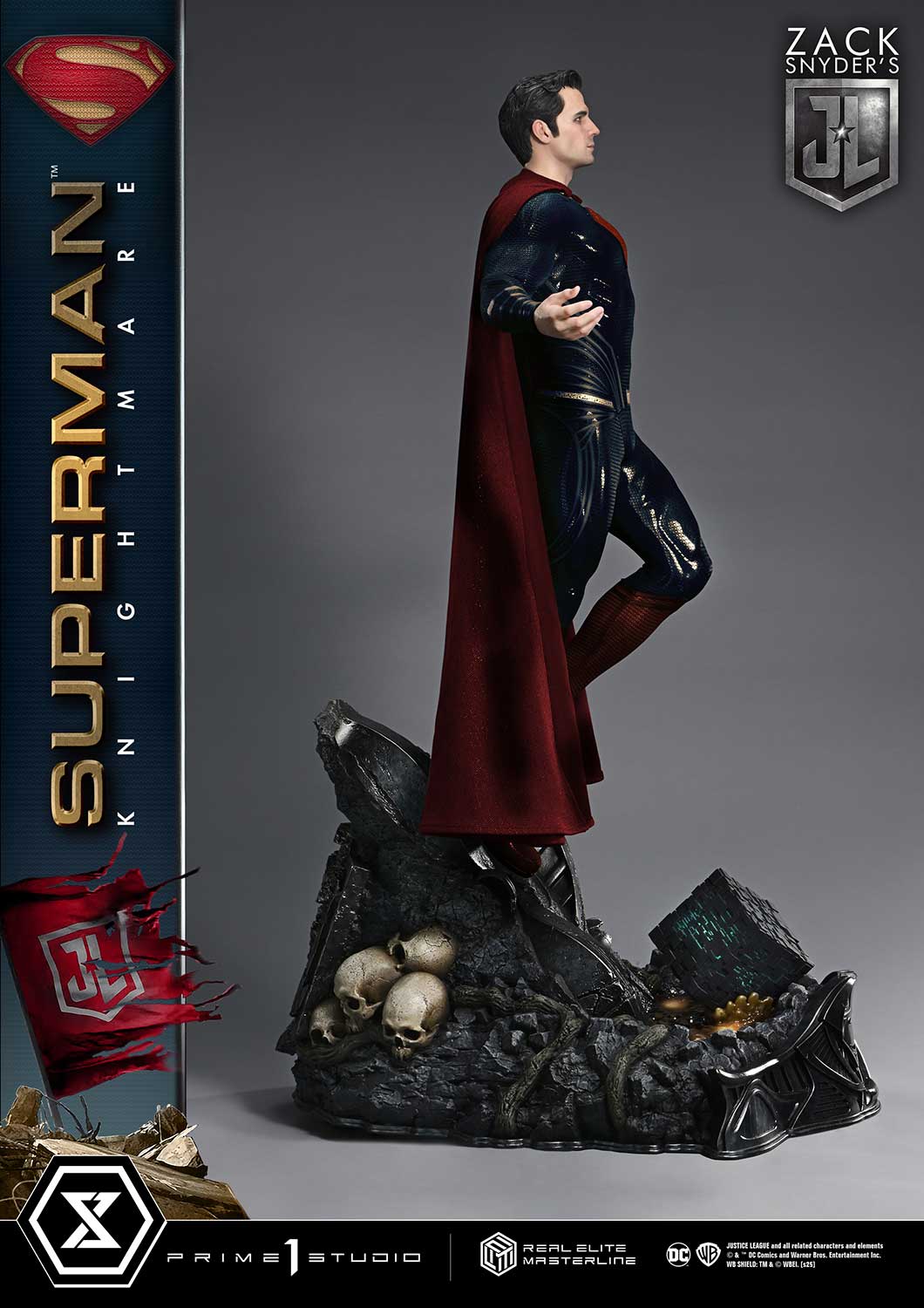 Real Elite Masterline Justice League (Film) Superman Knightmare Color Edition Deluxe Version