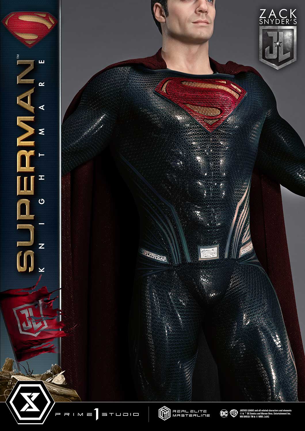 Real Elite Masterline Justice League (Film) Superman Knightmare Color Edition Deluxe Version