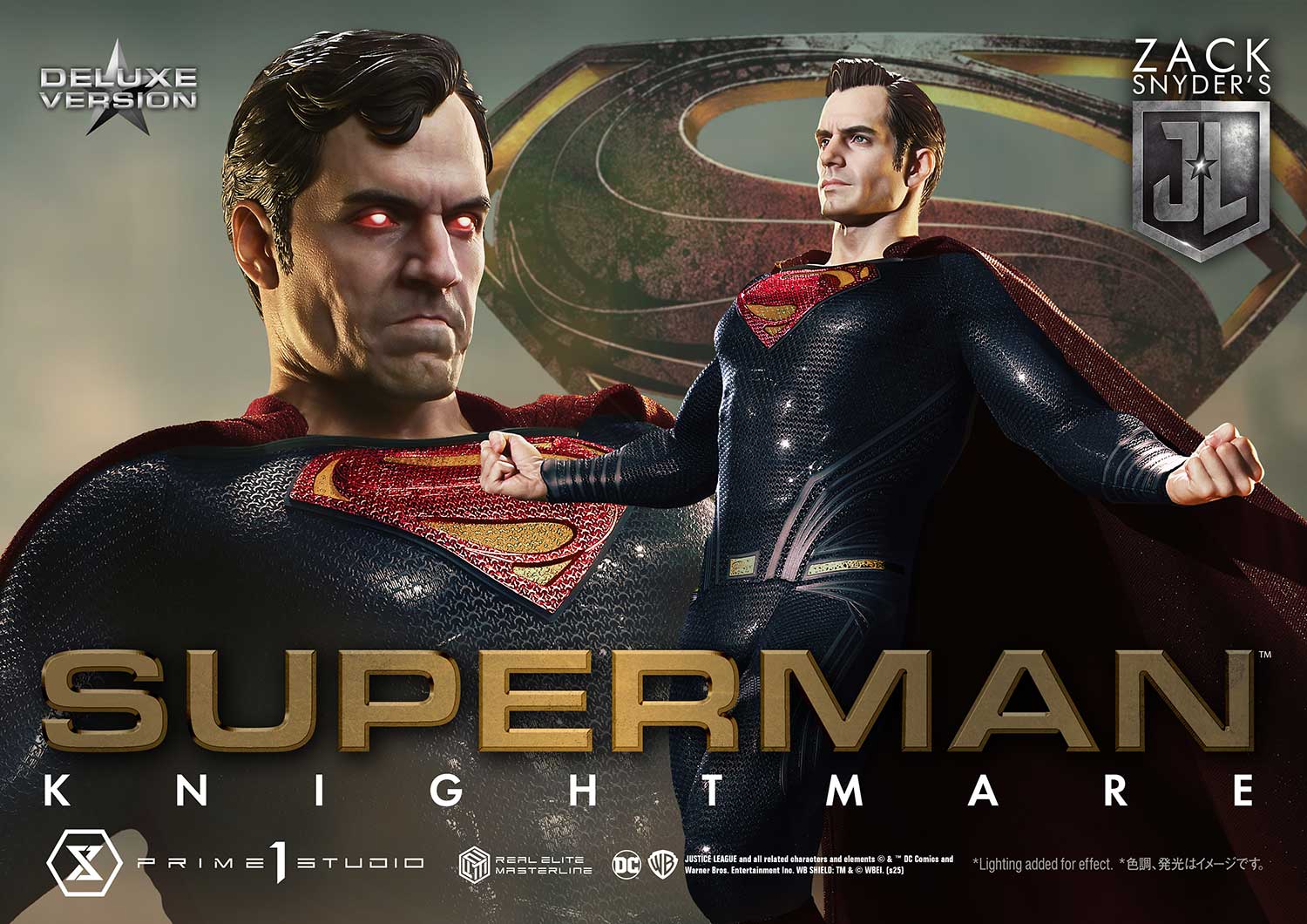 Real Elite Masterline Justice League (Film) Superman Knightmare Color Edition DX Bonus Version