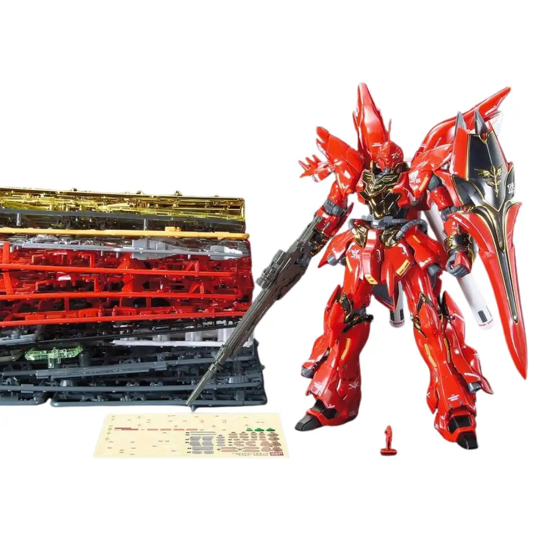 BANDAI MSN-06S SINAN JU 1/100 ガンプラ Amazon.com: Bandai Hobby RG MSN-06S Sinanju Gundam UC Action