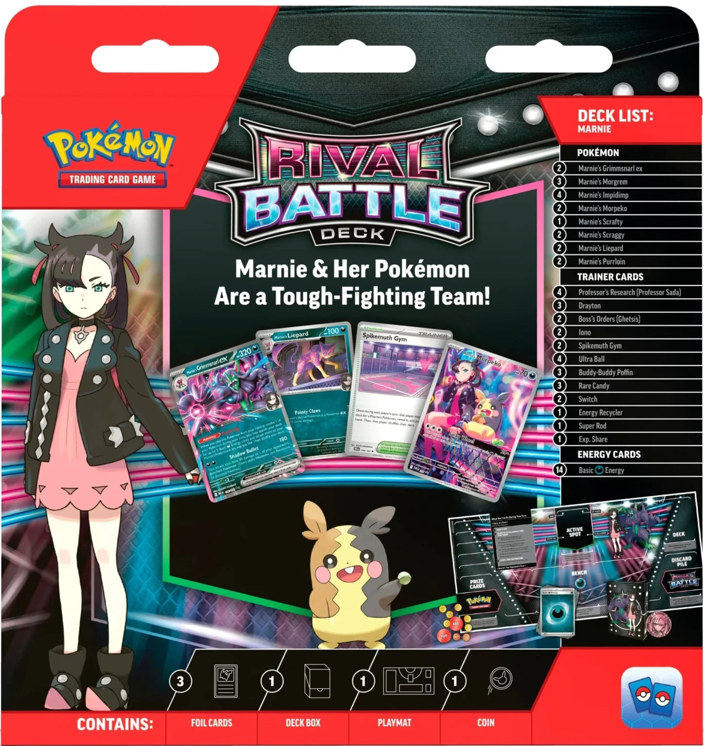 POKEMON RIVAL BATTLE DECKS MARNIE/STEVEN(196214111844)