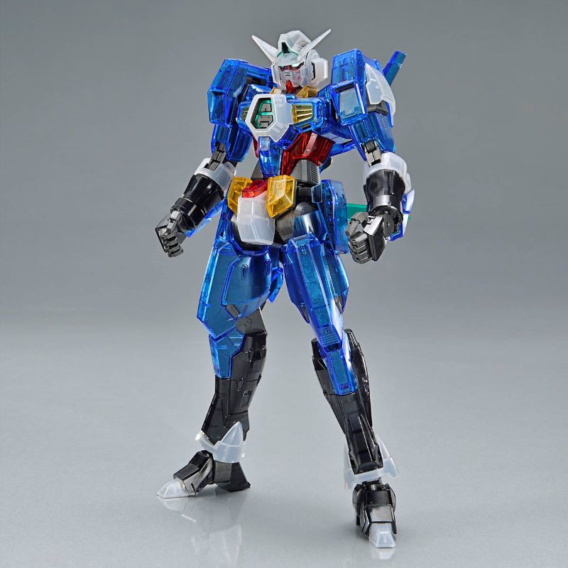 P-Bandai MG 1/100 The Gundam Base Limited Gundam AGE-1 Wear System Set [Clear Color]