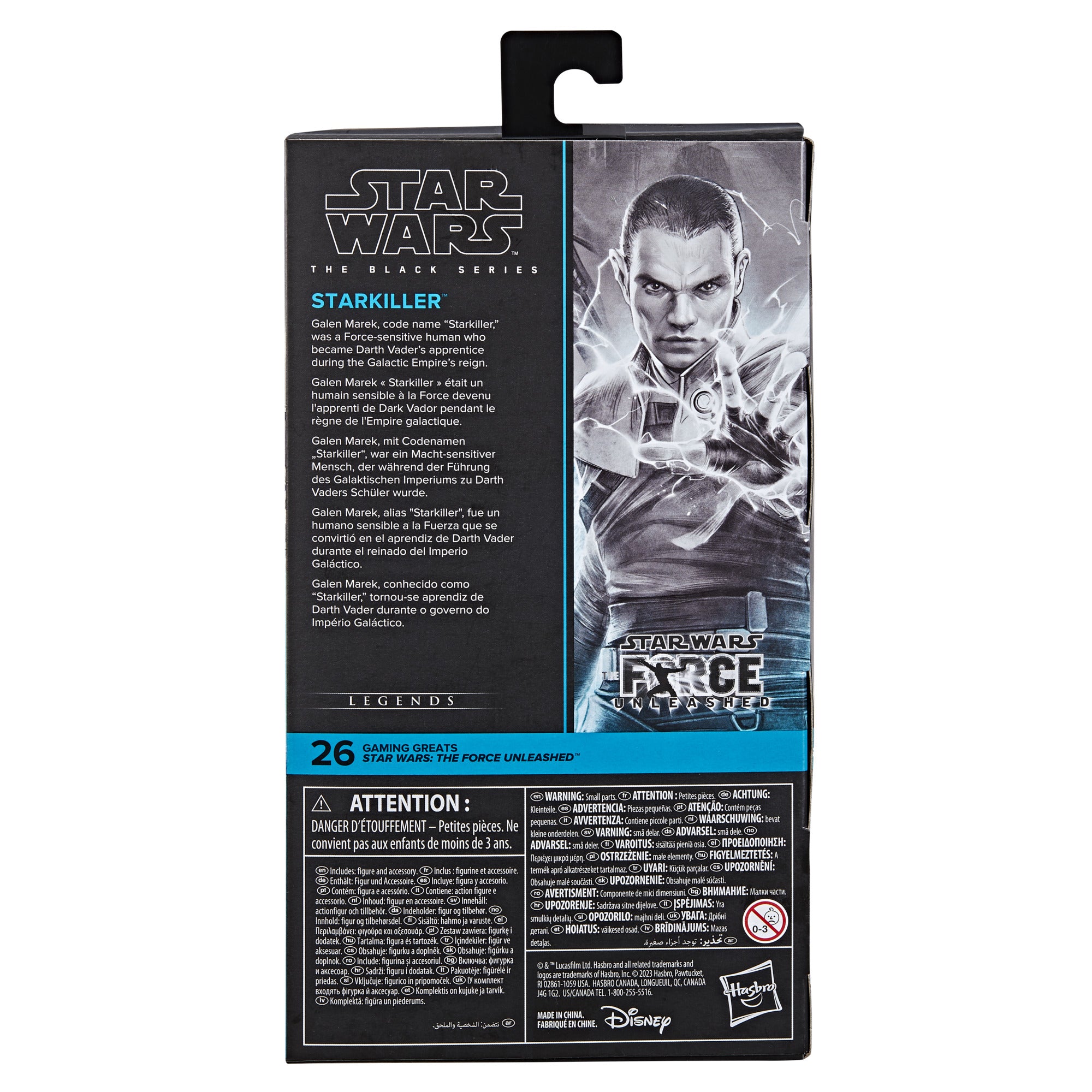 SW BLACK SERIES GAMING TFU 6IN STARKILLER AF | 5010996142061