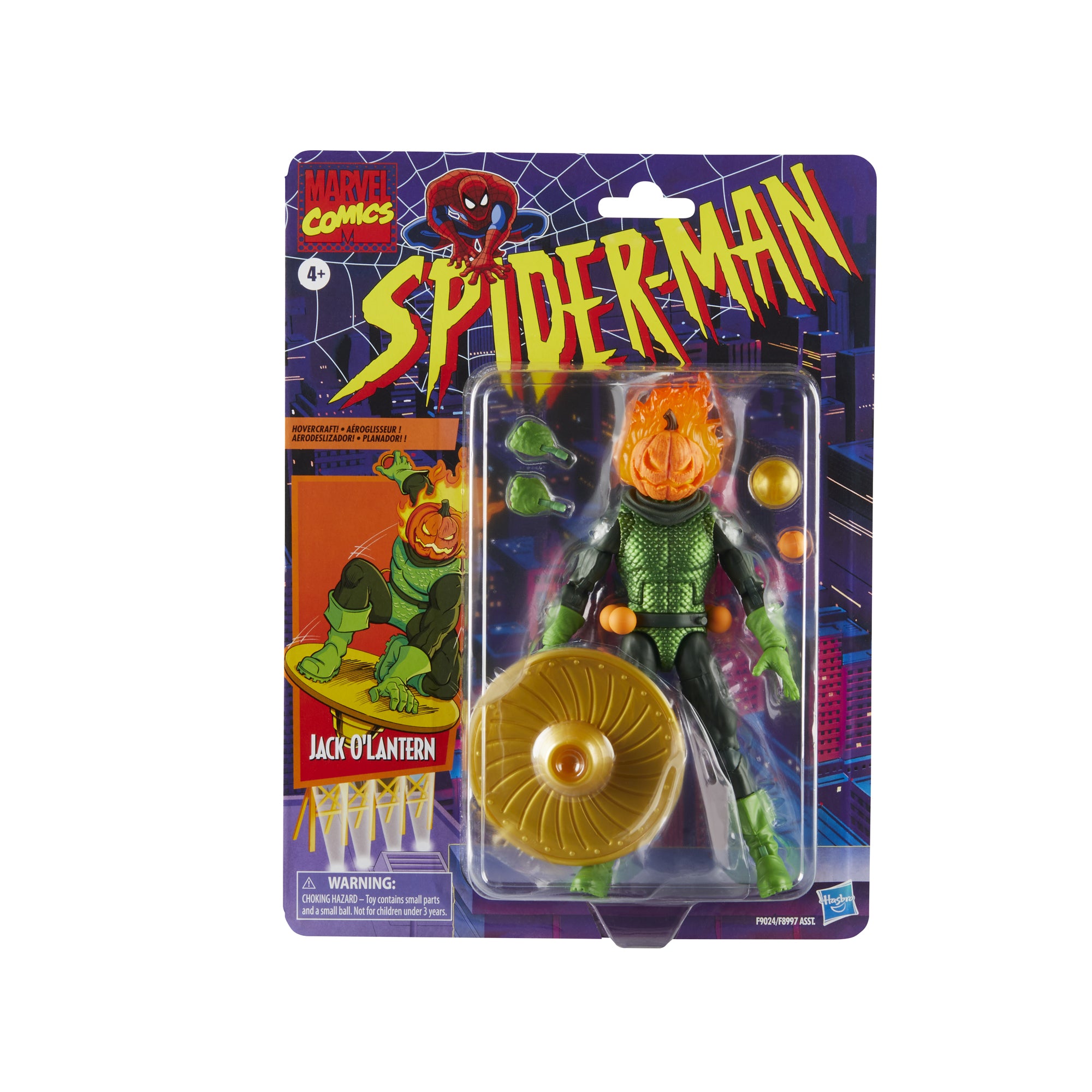 SPIDER-MAN LEGENDS RETRO JACK O LANTERN 6IN AF | 5010996197061