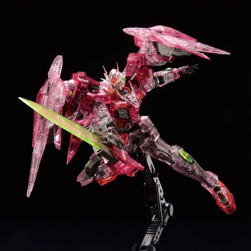 P-Bandai RG 1/144 The Gundam Base Limited 00-Raiser [Trans-Am Clear]