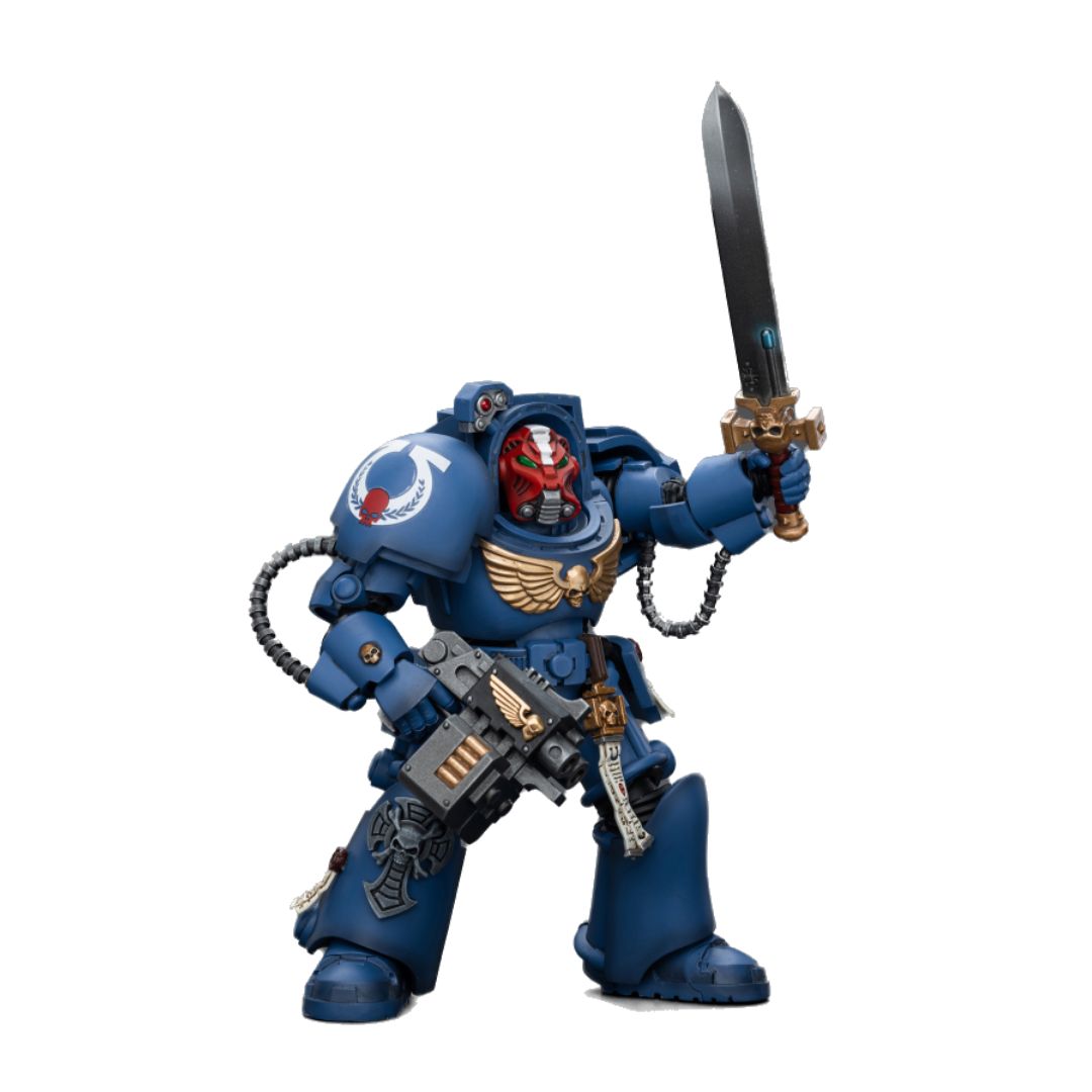 Joy Toy Ultramarines Terminator Squad Sergeant with Power Sword and Teleport Homer | 6973130379923