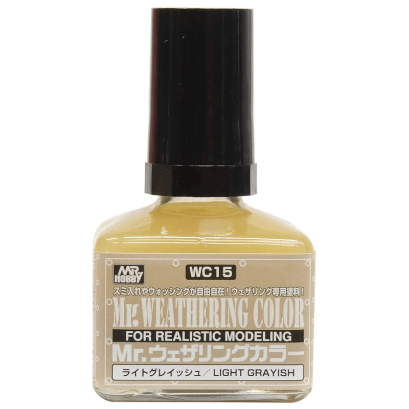 Mr Hobby Mr. Weathering Color - LIGHT GRAYISH (WEATHERING COLOR) | 4973028504774
