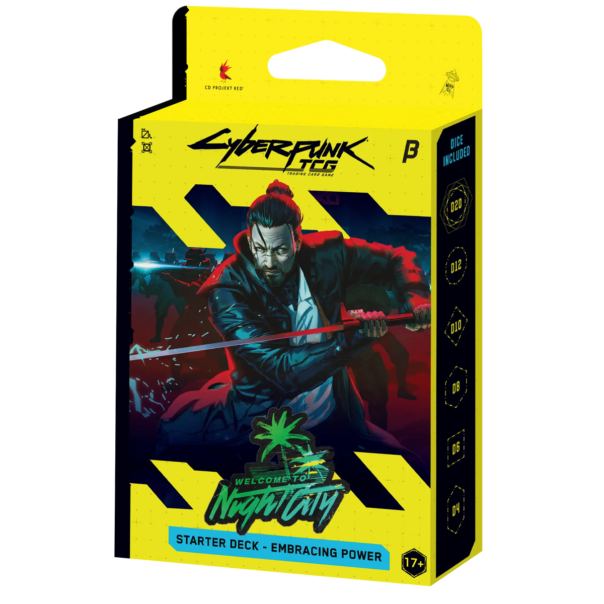 Cyberpunk TCG Beta Starter Deck Embracing Power box