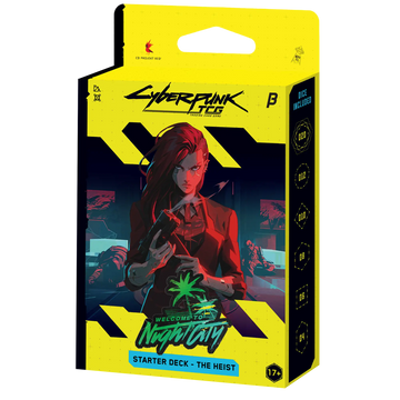 Cyberpunk TCG Beta Starter Deck The Heist box