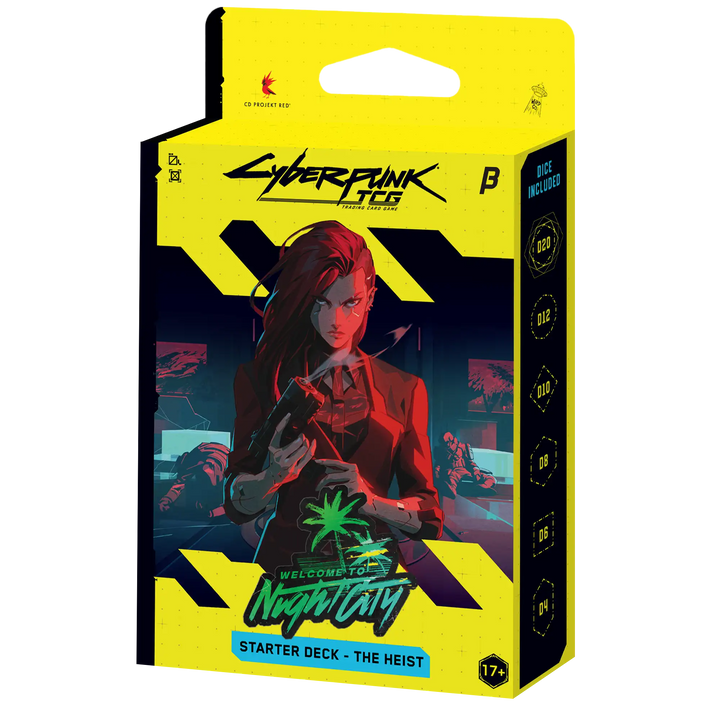 Cyberpunk TCG Beta Starter Deck The Heist box