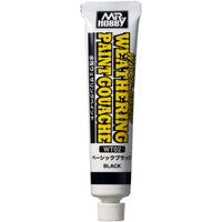 Mr Hobby WATER BASED WEATHERING PAINT GOUACHE BLACK | 4973028506617