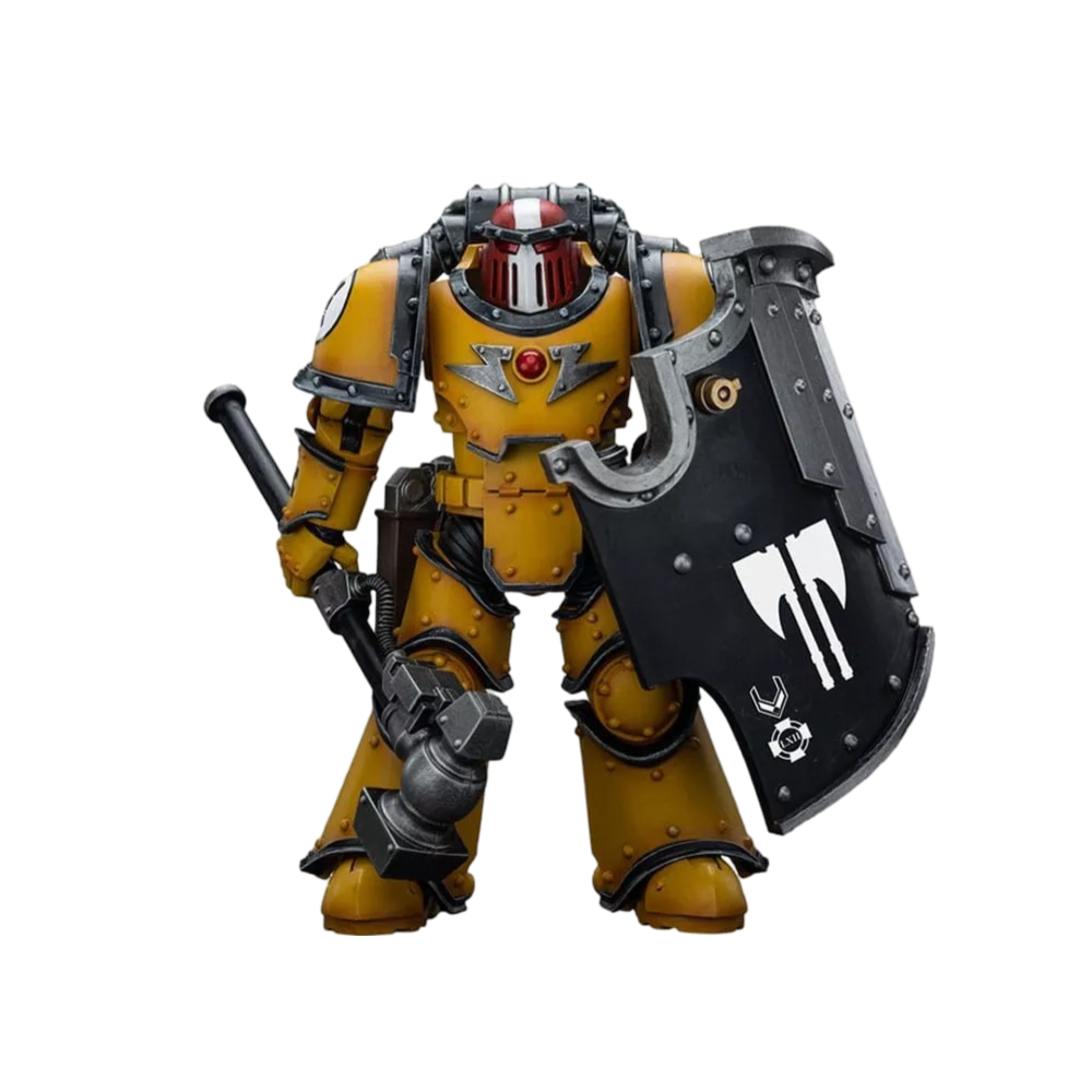 Joy Toy Imperial Fists Legion MkIII Breacher Squad Sergeant with Thunder Hammer(6973130379107)
