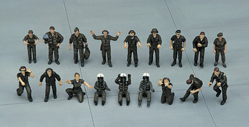 Hasegawa [X48-5] 1:48 U.S. PILOT / GROUND CREW SET B | 4967834361058