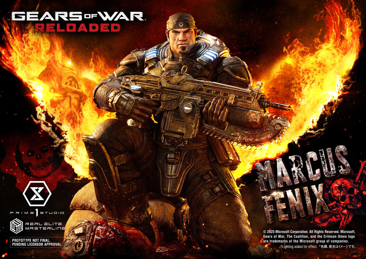 Real Elite Masterline Gears of War: Reloaded Marcus Fenix