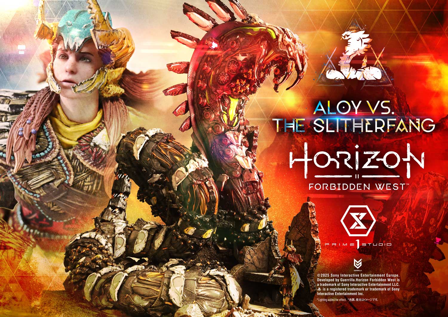 Ultimate Diorama Masterline Horizon Forbidden West Aloy vs. The Slitherfang