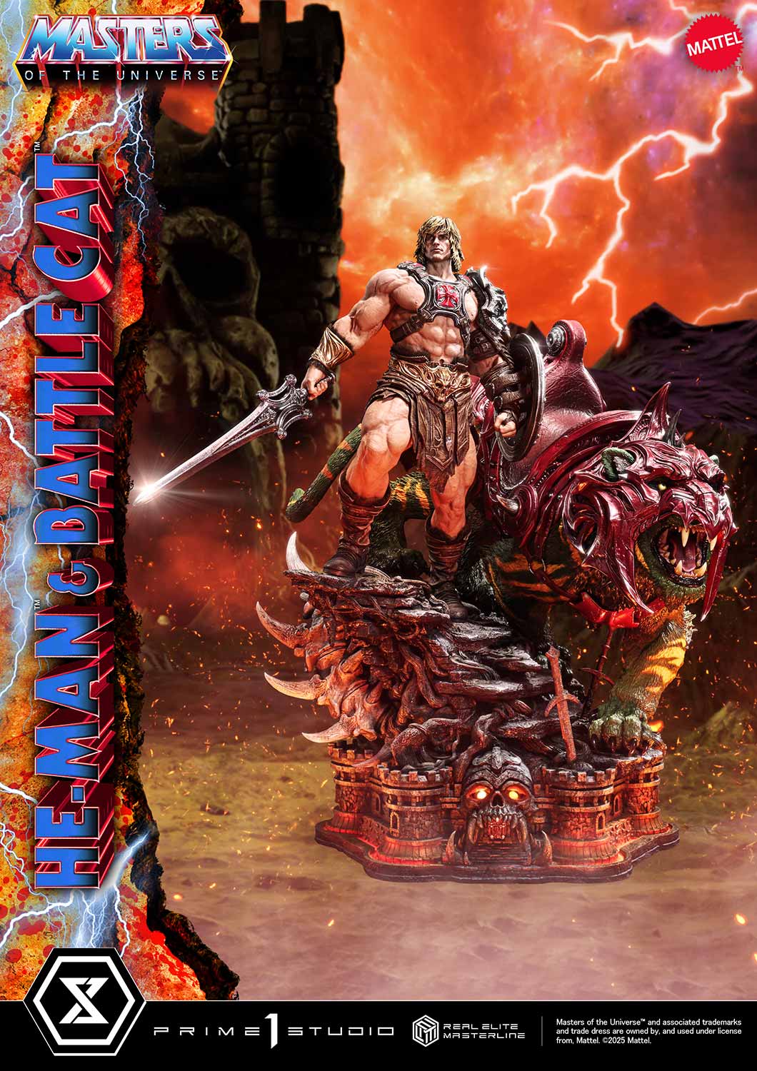 Real Elite Masterline Masters of the Universe He-Man & Battle Cat