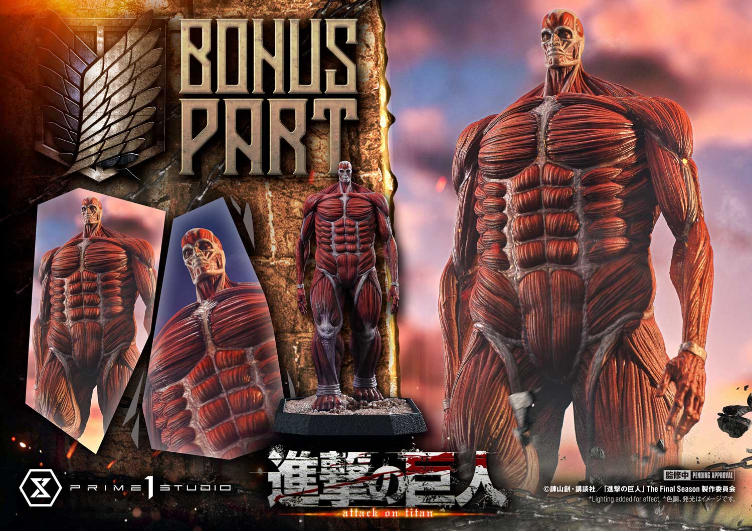Ultimate Diorama Masterline TV animation Attack on Titan The Rumbling Bonus Version