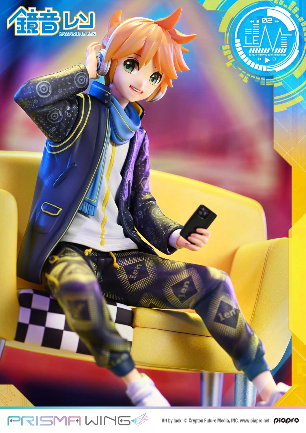 PRISMA WING Piapro Characters Kagamine Len 1/7 Scale Pre-Painted Figure