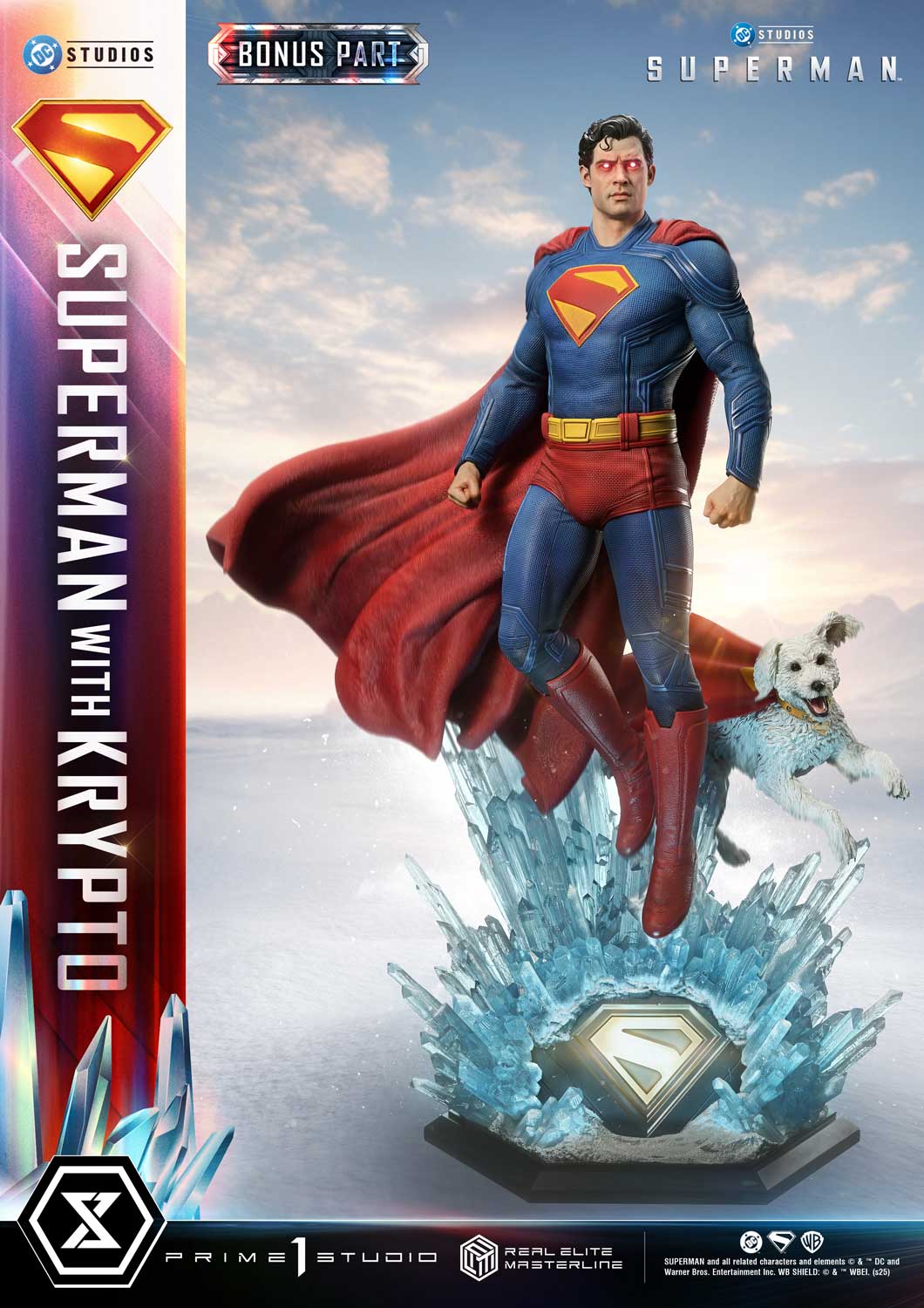 Real Elite Masterline Superman (2025 Film) Superman with Krypto