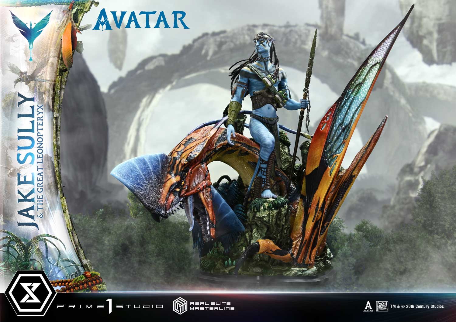 Real Elite Masterline Avatar (Film) Jake Sully &amp; The Great Leonopteryx Avatar Legacy Collection