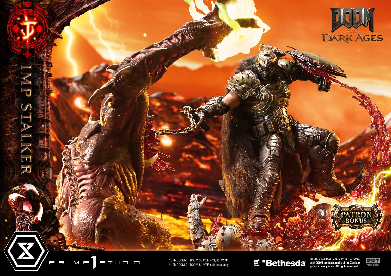 Ultimate Premium Masterline DOOM: The Dark Ages Imp Stalker Bonus Version
