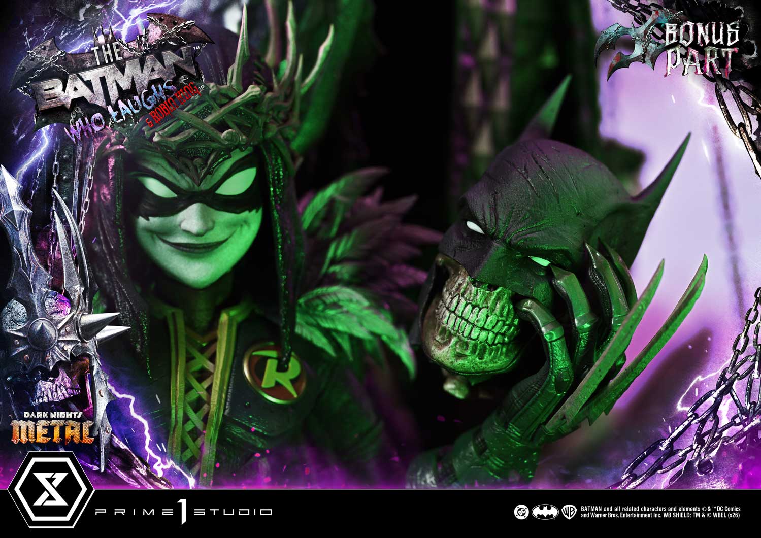 (PRE-ORDER) Museum Masterline Dark Nights: Death Metal The Batman Who Laughs & Robin King DX Bonus