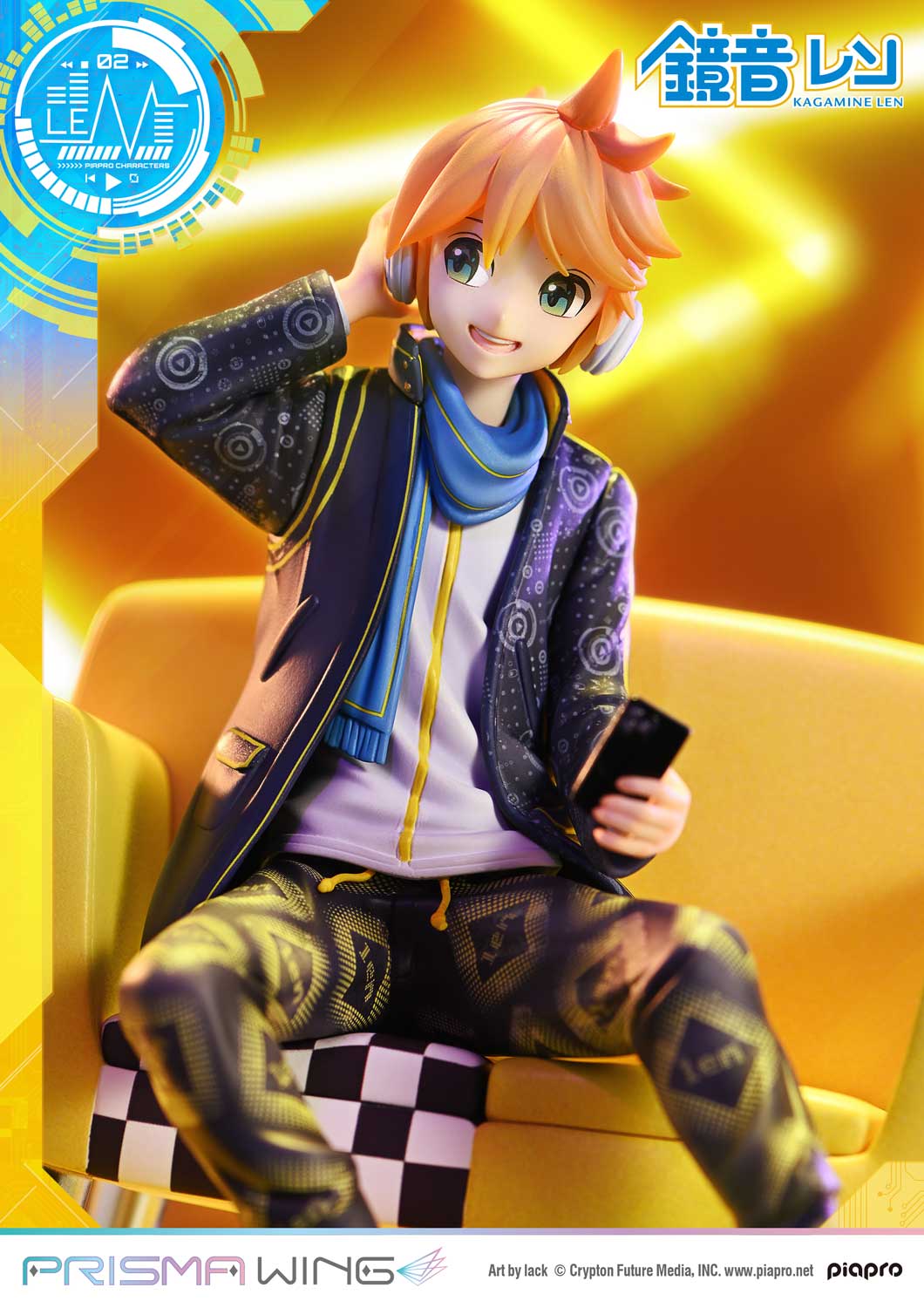 PRISMA WING Piapro Characters Kagamine Len 1/7 Scale Pre-Painted Figure
