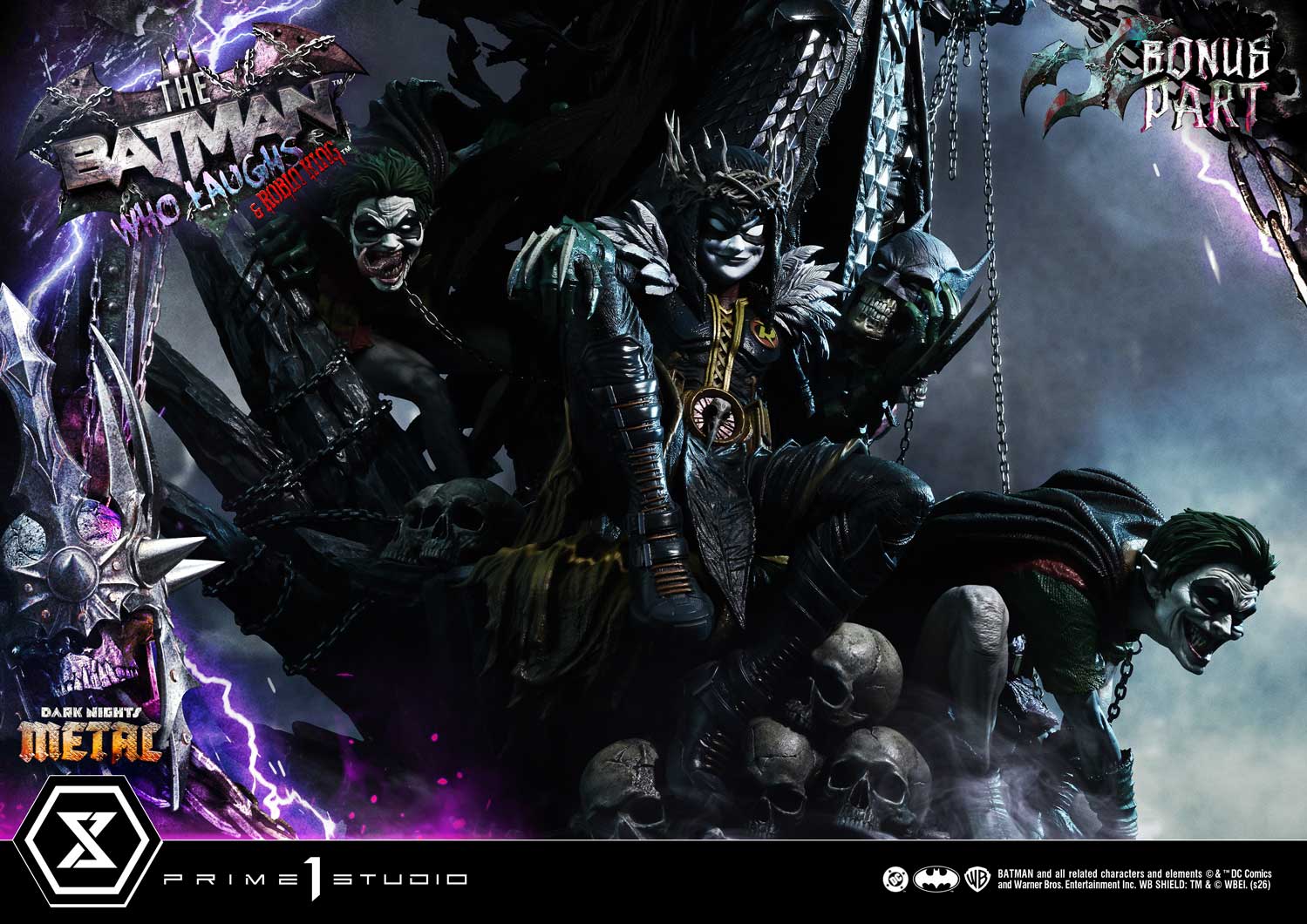 (PRE-ORDER) Museum Masterline Dark Nights: Death Metal The Batman Who Laughs & Robin King Deluxe Version
