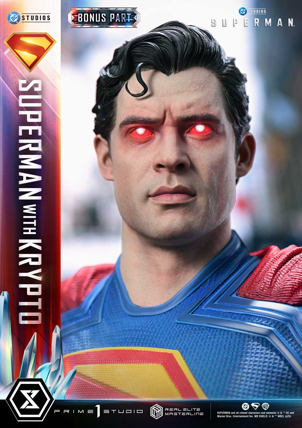 Real Elite Masterline Superman (2025 Film) Superman with Krypto