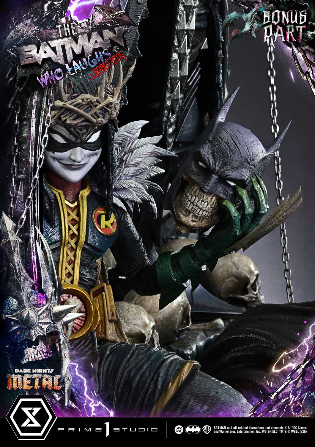 (PRE-ORDER) Museum Masterline Dark Nights: Death Metal The Batman Who Laughs & Robin King Deluxe Version