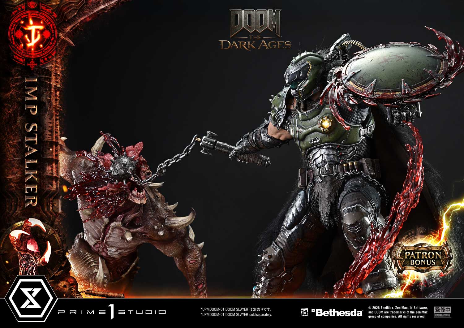 Ultimate Premium Masterline DOOM: The Dark Ages Imp Stalker Bonus Version