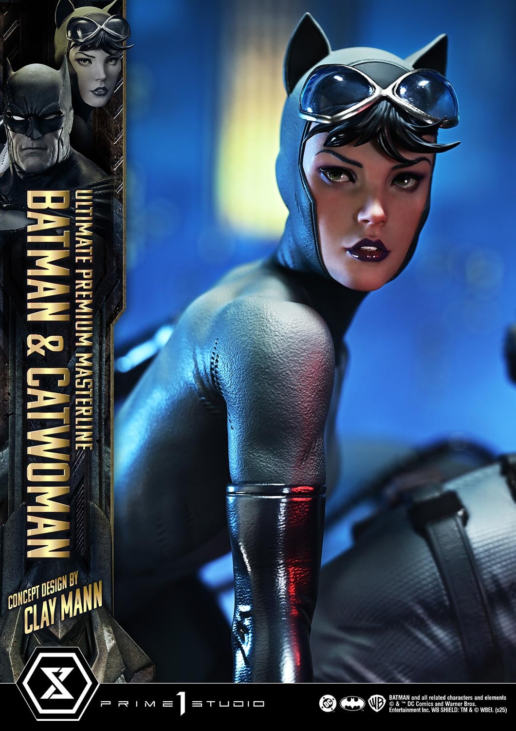 Ultimate Premium Masterline Batman (Comics) Batman &amp; Catwoman (Concept Design by CLAY MANN) Bonus Version