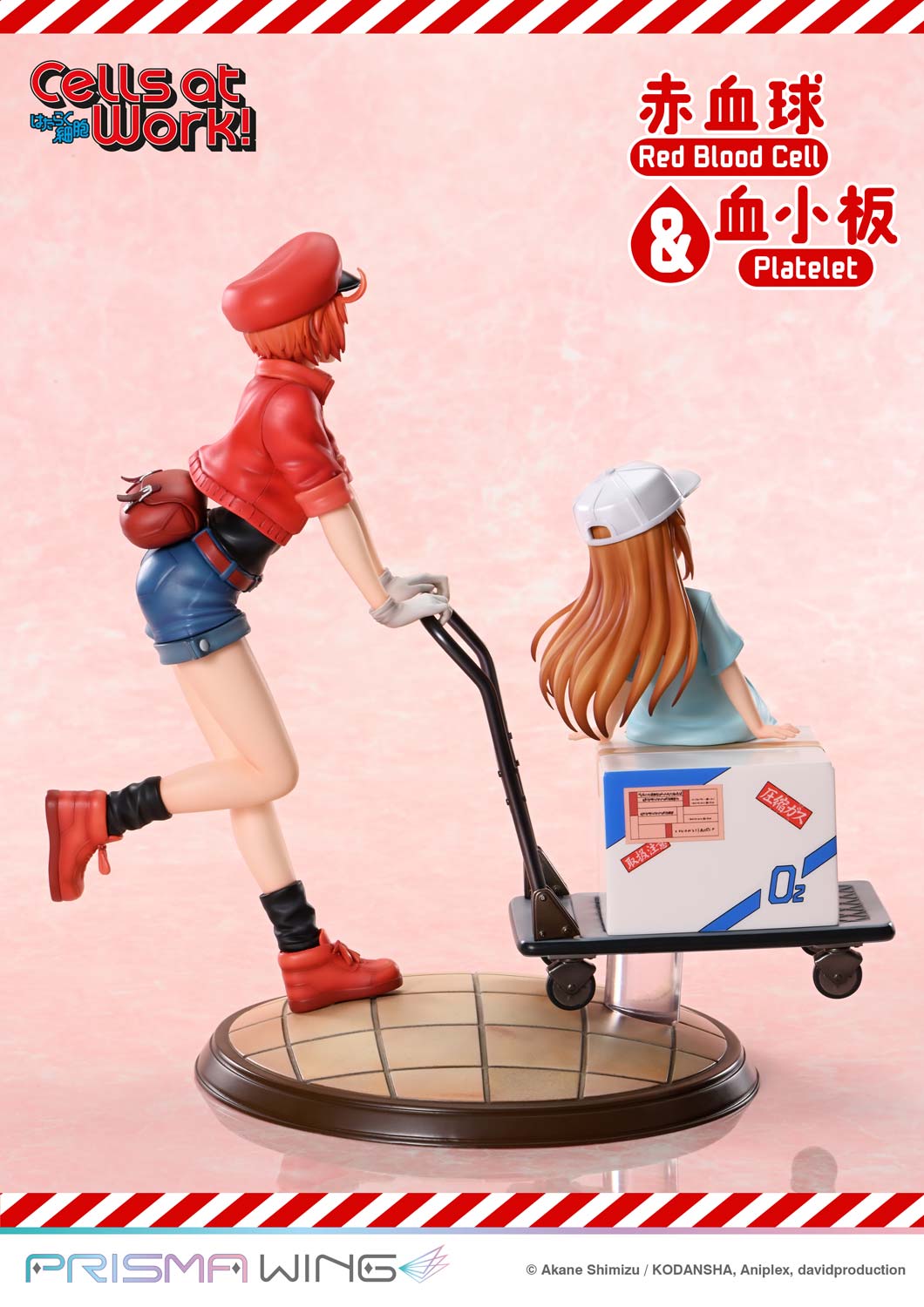 PRISMA WING Cells at Work Red Blood Cell &amp; Platelet Non Scale Pre-Painted Figure