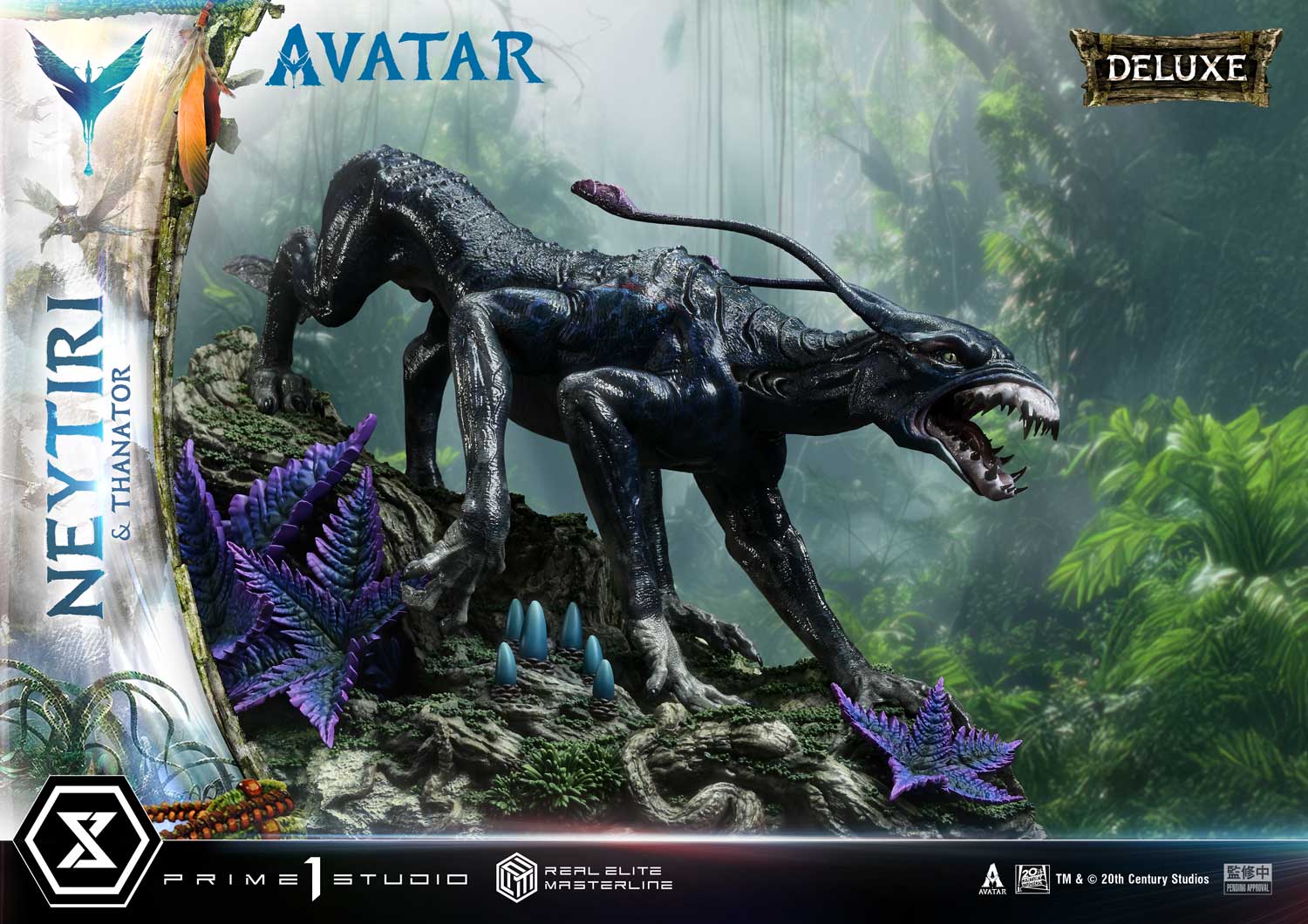 Real Elite Masterline Avatar (Film) Neytiri &amp; Thanator Avatar Legacy Collection Deluxe Version