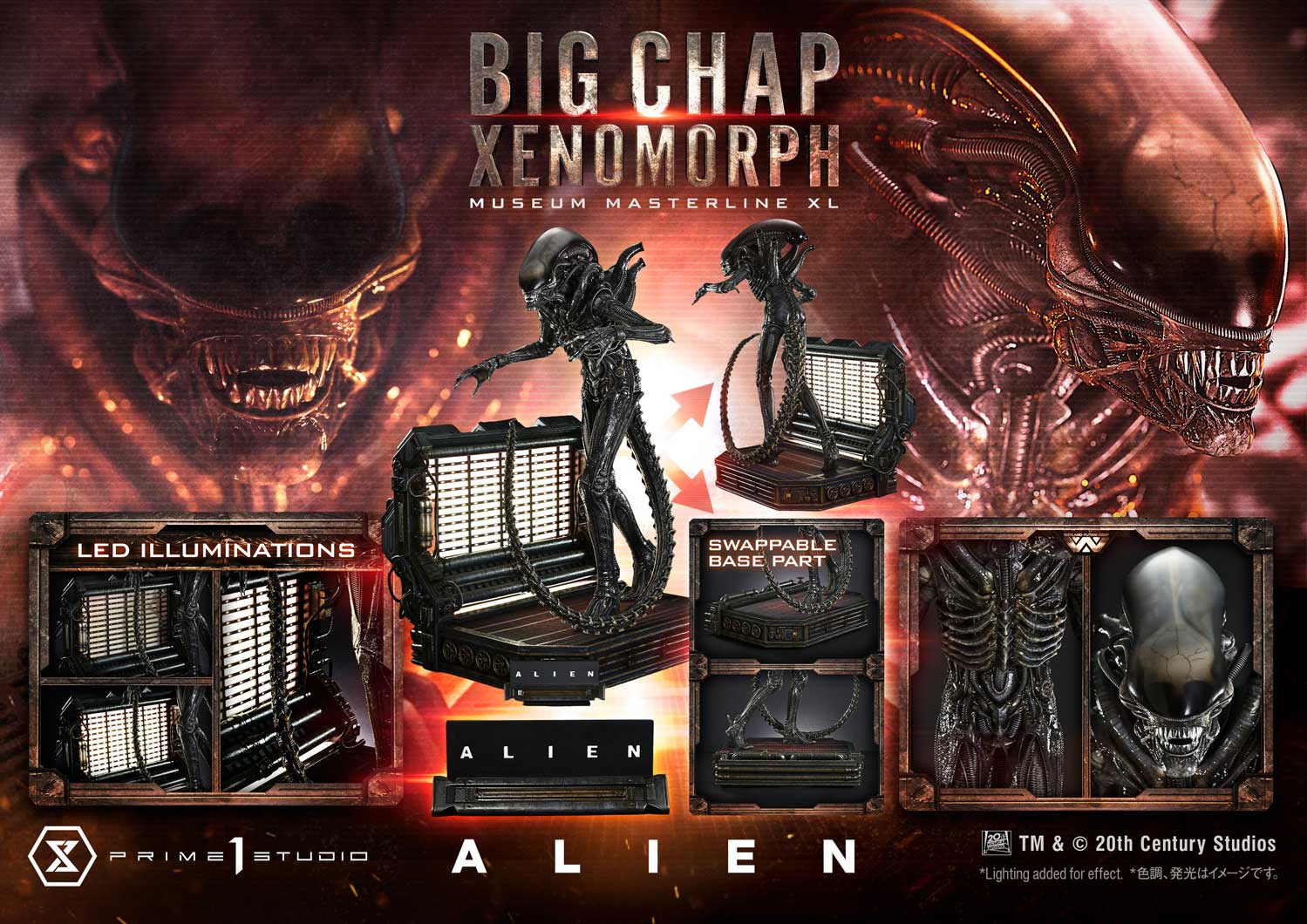 (PRE-ORDER) Museum Masterline XL Alien (Film) Big Chap Xenomorph Regular Ver. Bonus Version
