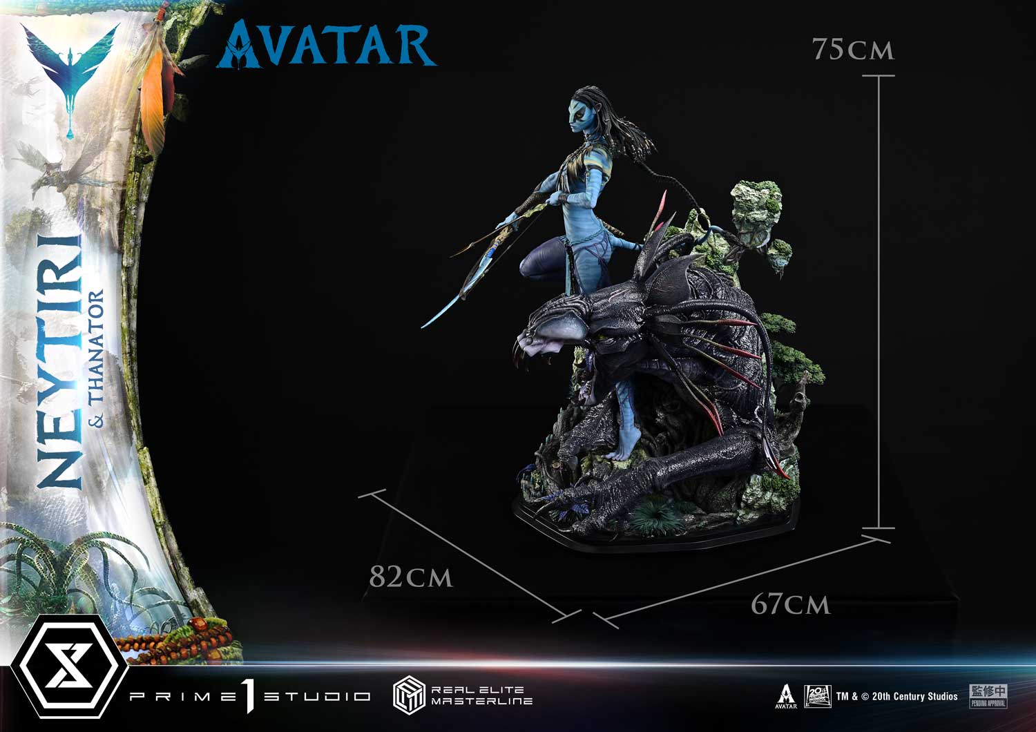 Real Elite Masterline Avatar (Film) Neytiri &amp; Thanator Avatar Legacy Collection