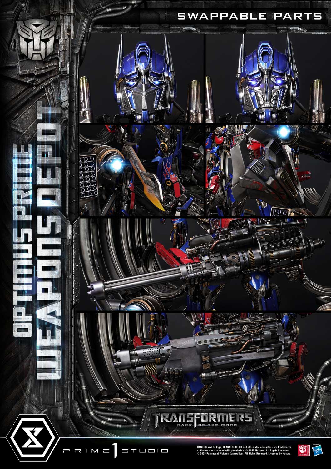 Museum Masterline Transformers: Dark of the Moon (Film) Optimus Prime Weapons Depot Bonus Version
