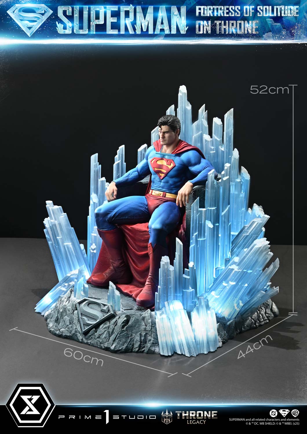 Throne Legacy Superman (Comics) Superman Fortress of Solitude on Throne (Design by Gabriele Dell'Otto)