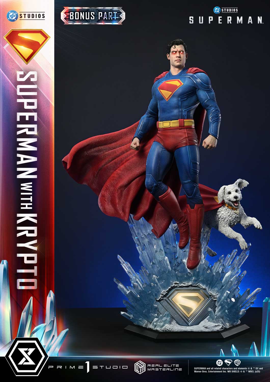Real Elite Masterline Superman (2025 Film) Superman with Krypto Bonus Version
