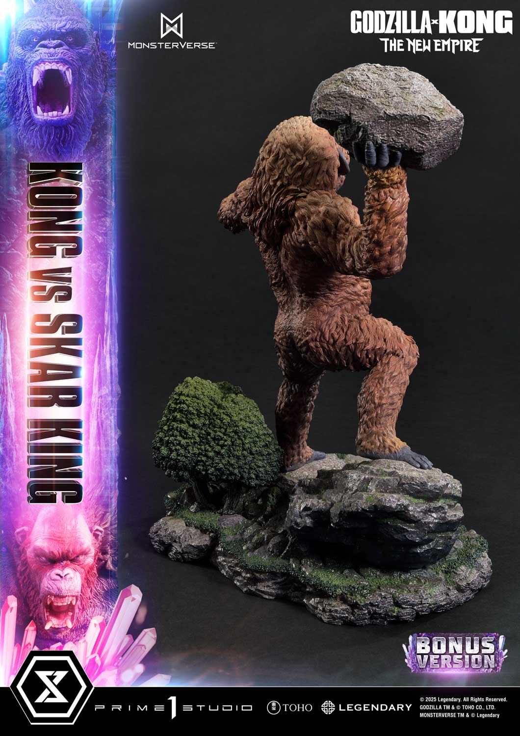 Ultimate Diorama Masterline Godzilla x Kong: The New Empire (Film) Kong vs Skar King Bonus Version