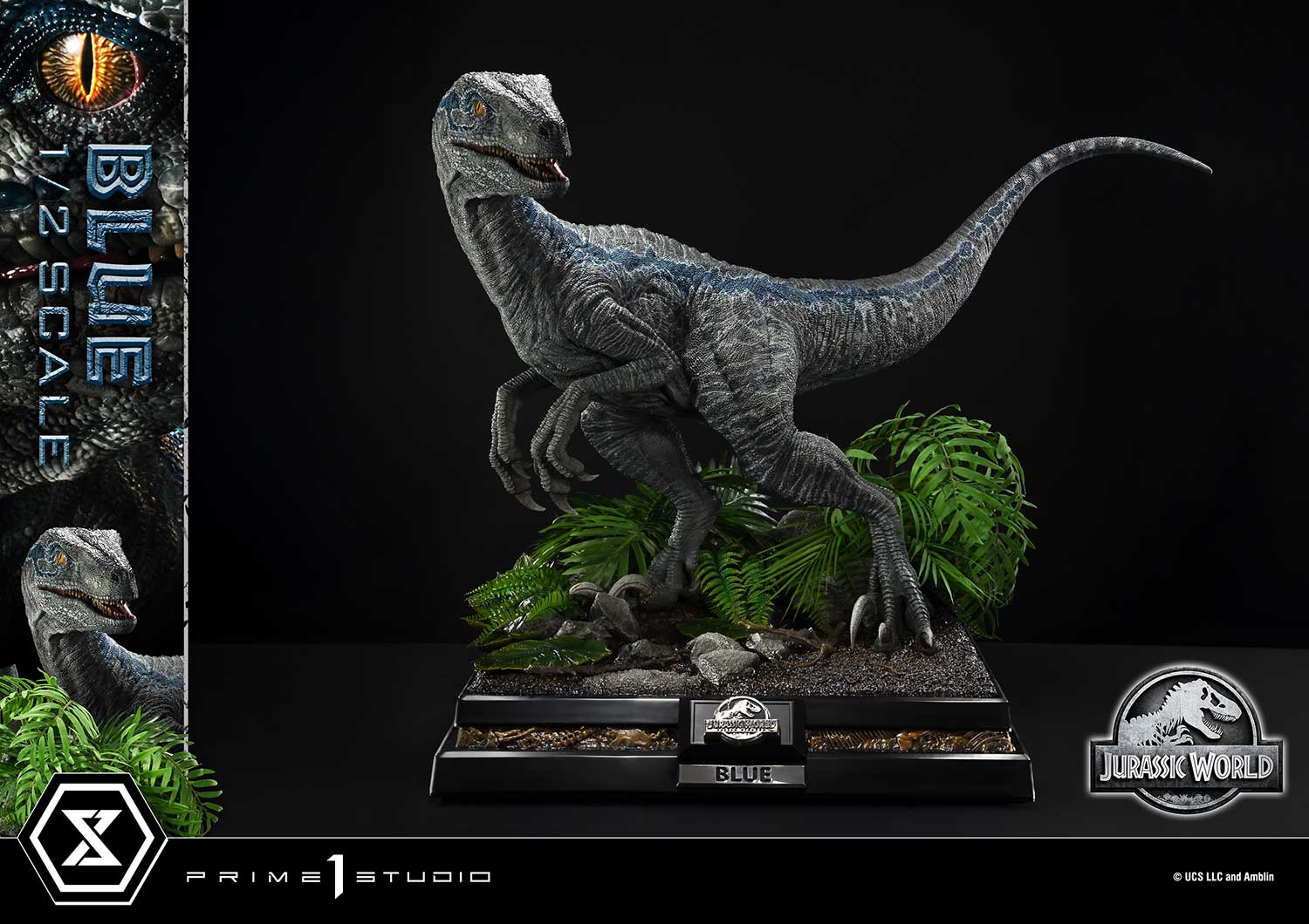 (PRE-ORDER) Legacy Museum Collection Jurassic World: Fallen Kingdom (Film) Blue 1/2 Scale